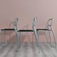 Postmodern Dining Chairs by Maurizio Peregalli for Zeus Collezione 1980's.