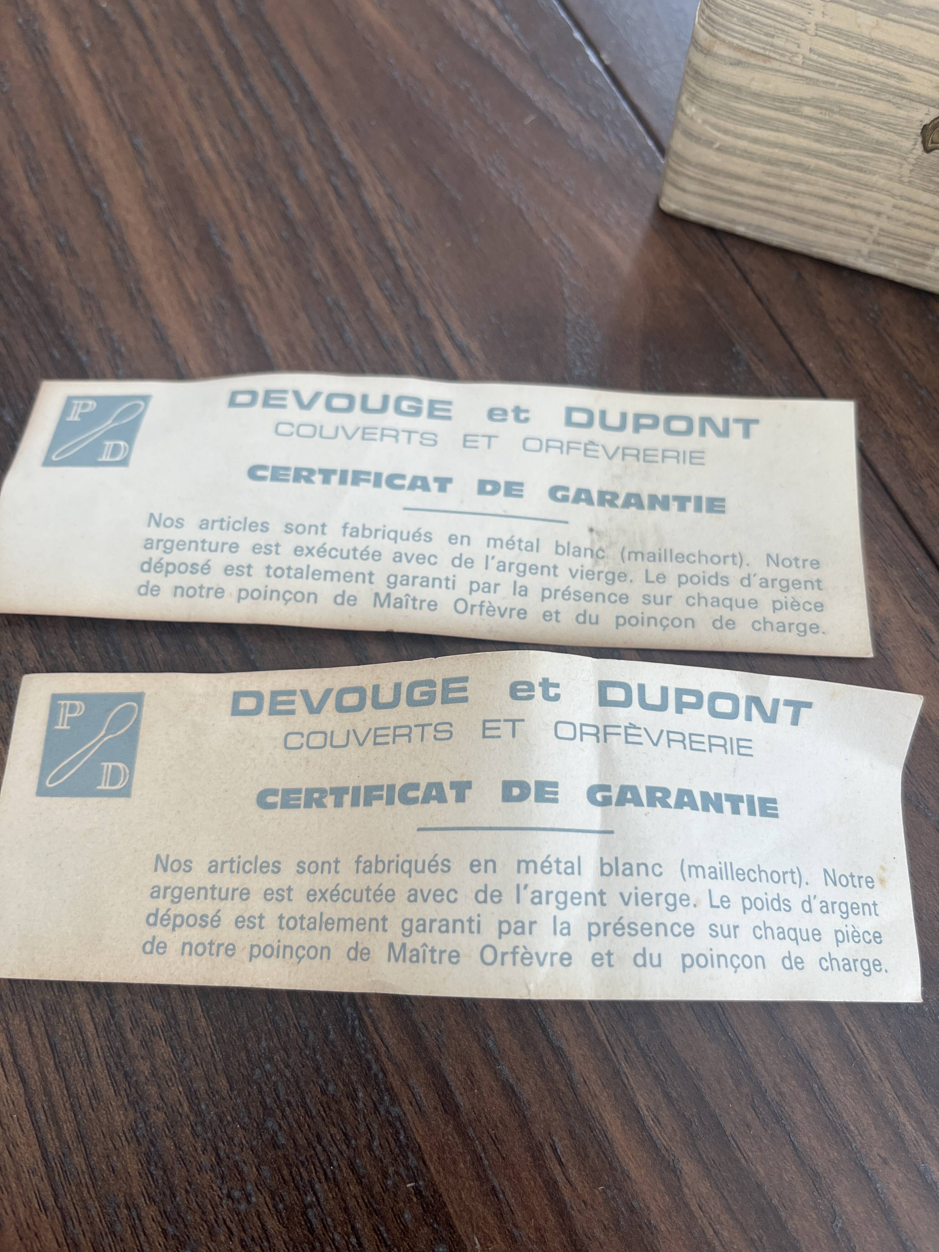 Devouge and Dupont cutlery set