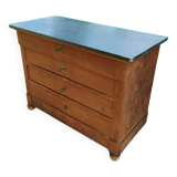 Commode ancienne style louis xvi plateau marbre