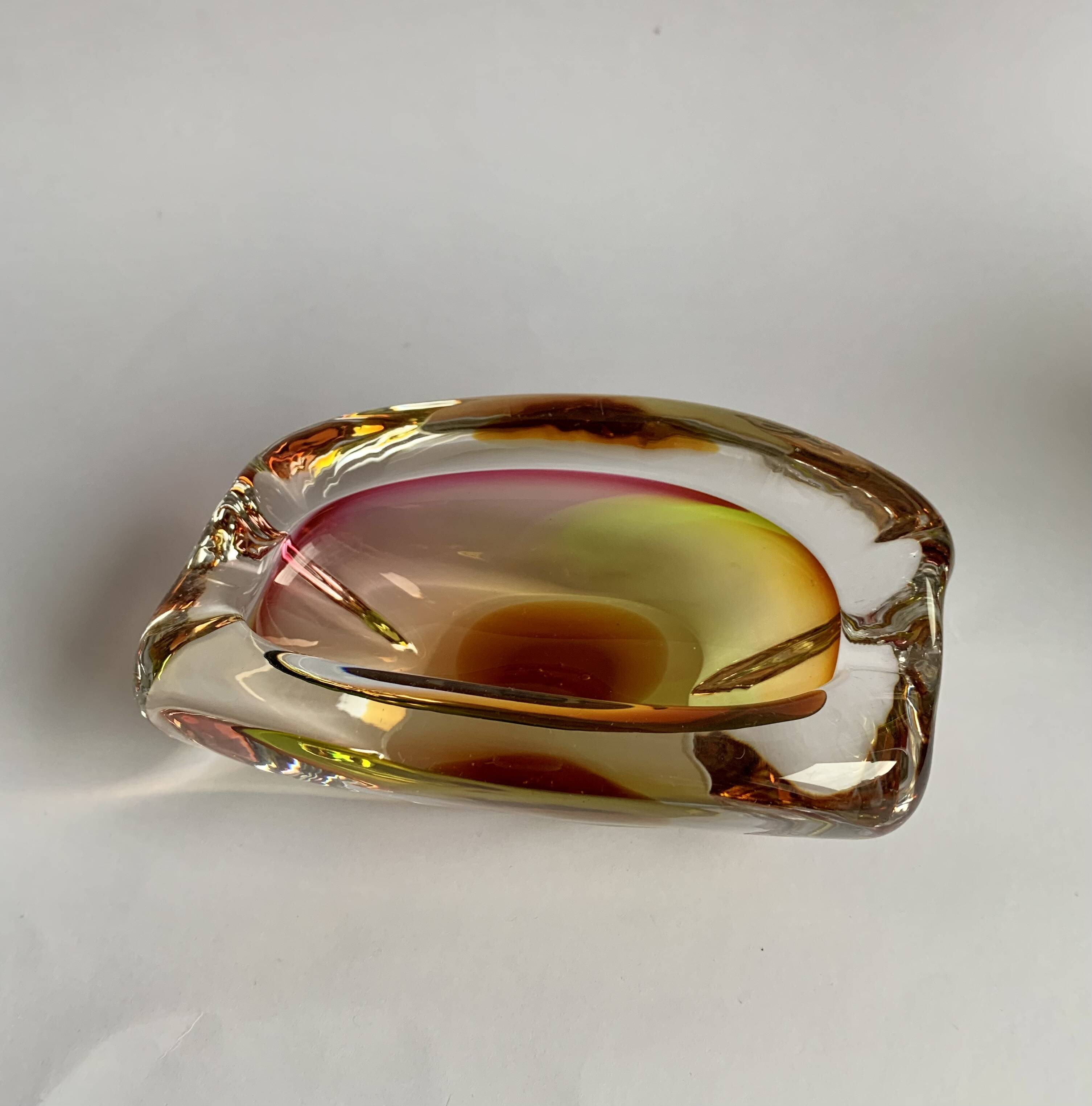 Astray par Josef Rozinek pour Novy Bor Glassworks, 1960s