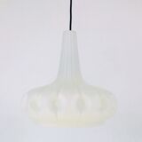 Glass pendant lamp Peill and Putzler , Germany, 1970s