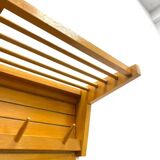 Retro wall-mounted coat rack, úluv, 1960s, czechoslovakia