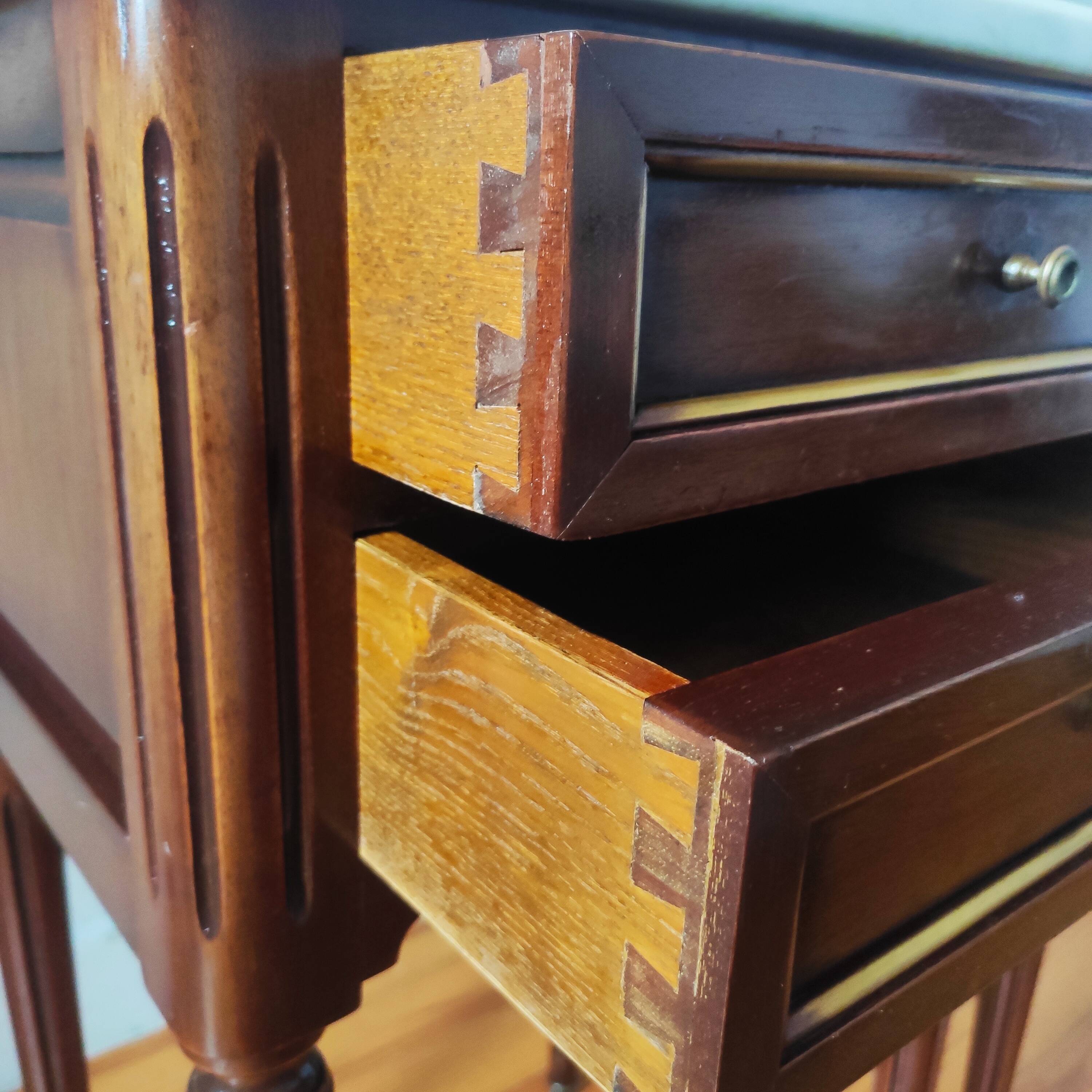 Pair of Louis XVI style bedside tables