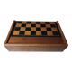 Backgammon game old wooden board game