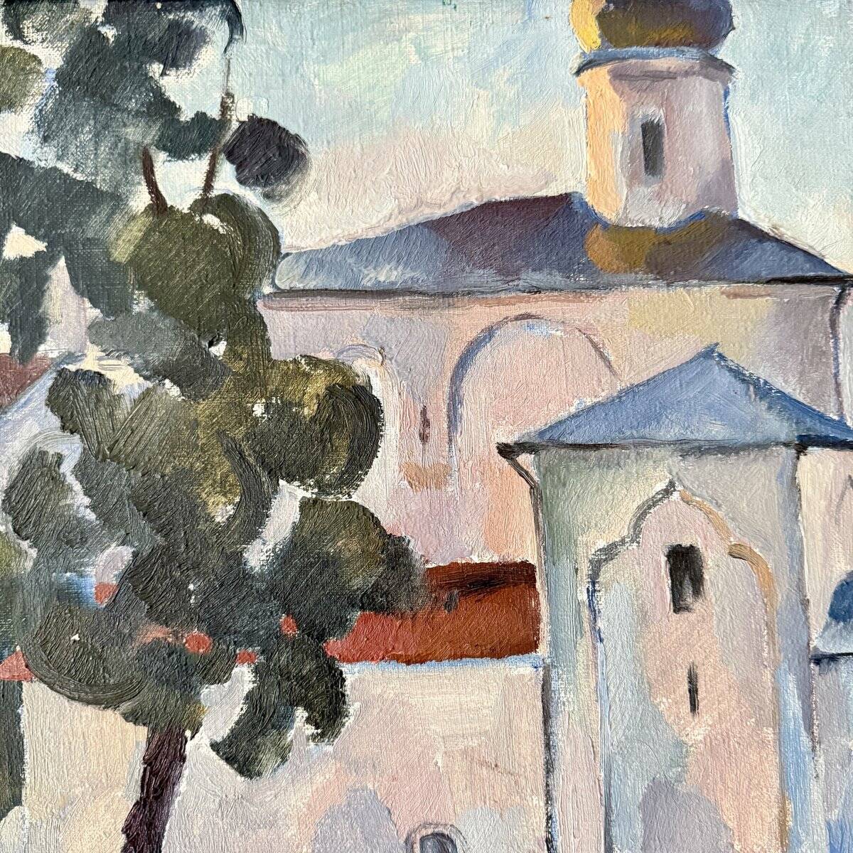 A. Isachjow, Night of Novgorod, 1974, Oil on Canvas