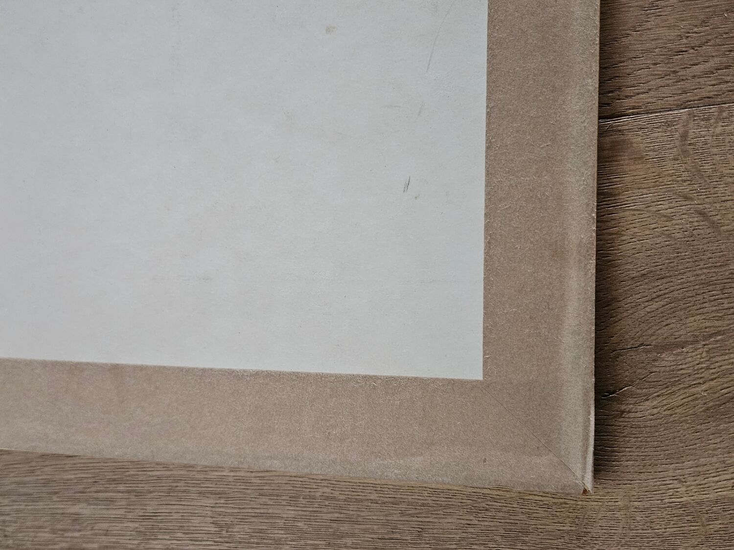 Framed lithograph under glass Rosa Centifolia Foliacea