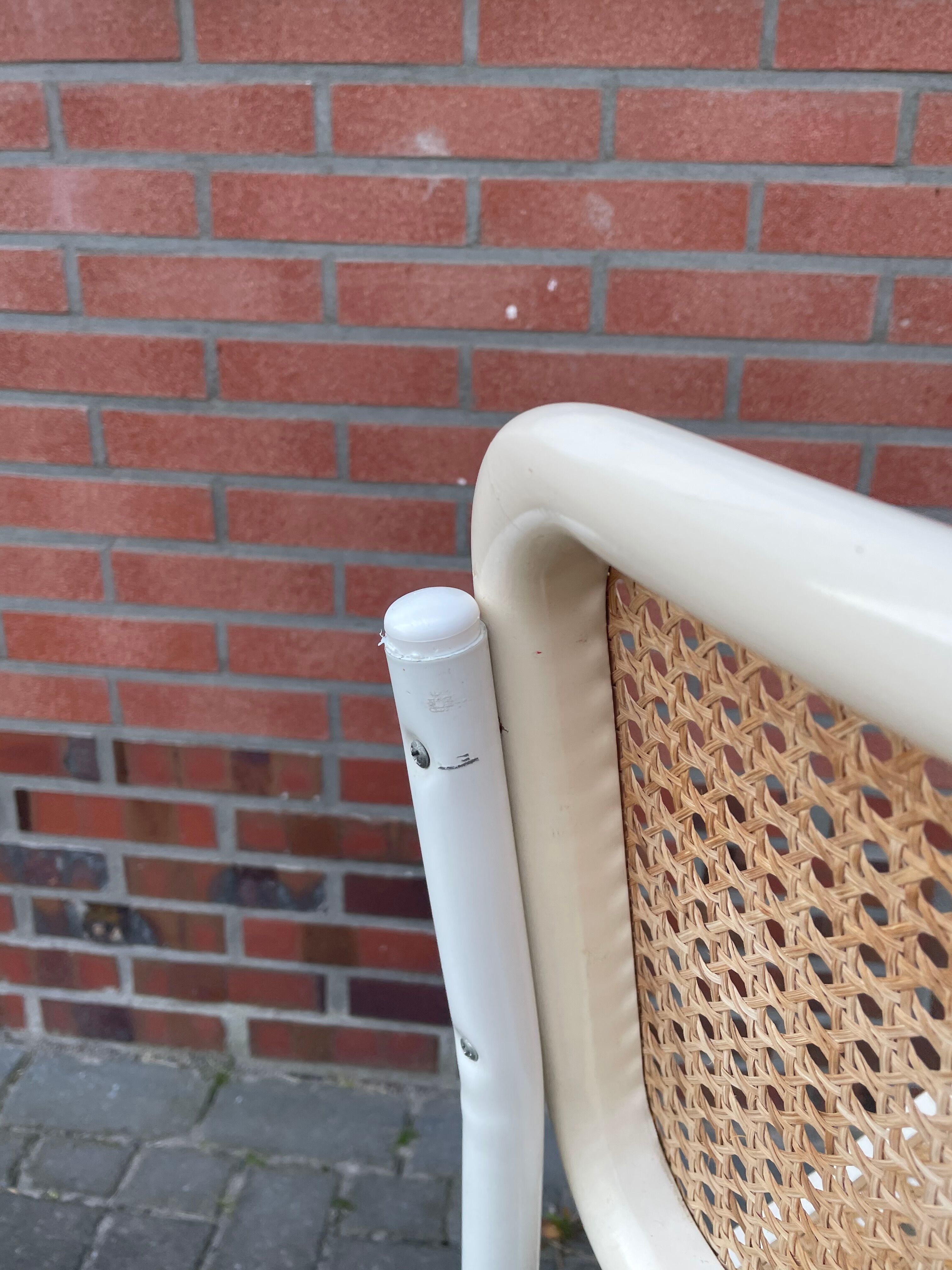 Cesca dining room chair designed by Marcel Breuer