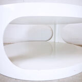 Cylindrical coffee table 60s