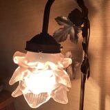 Lampe en bronze style art nouveau