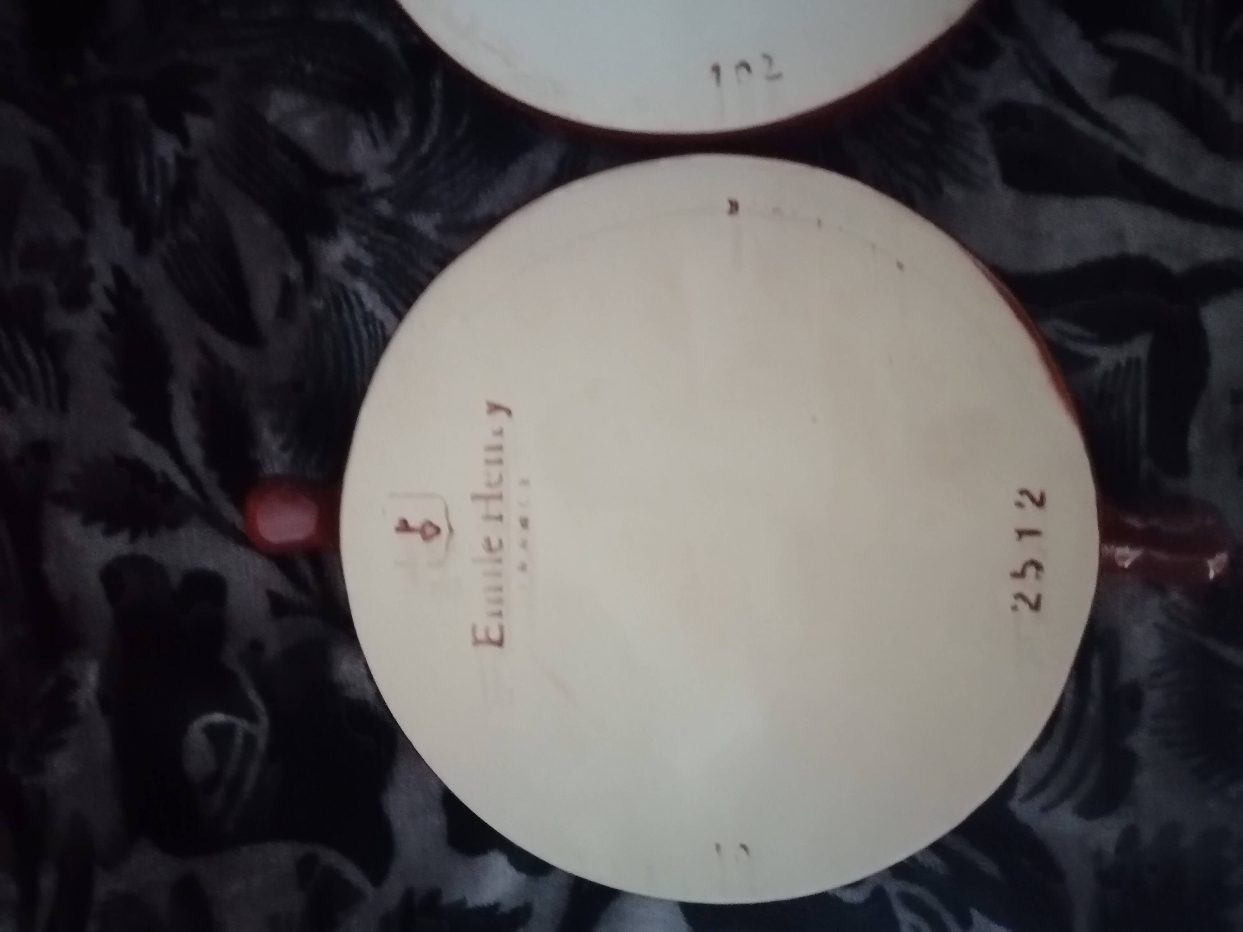 Set of three ceramic snail dishes