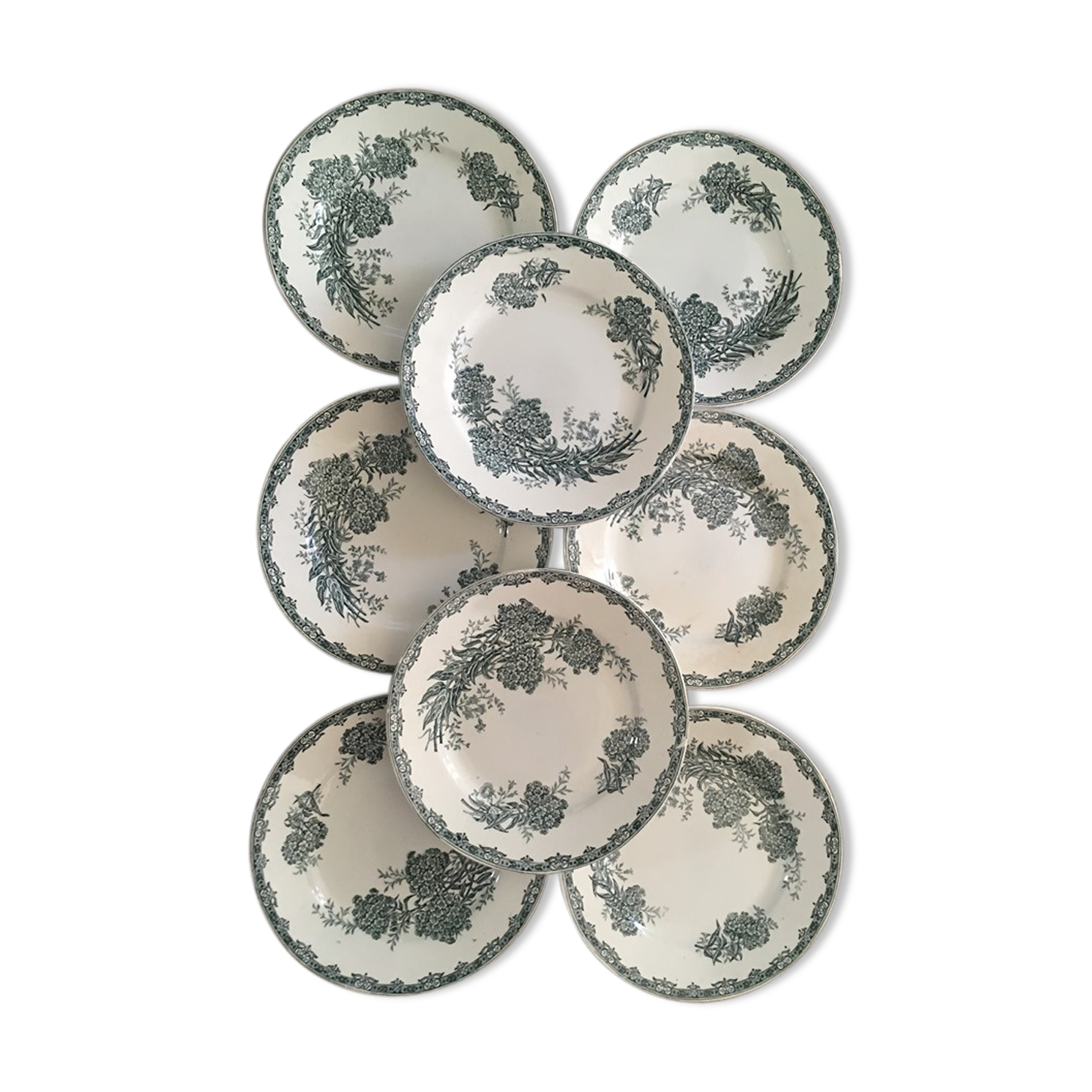 Flat plates "Daisy" Saint Amand