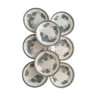 Flat plates "Daisy" Saint Amand