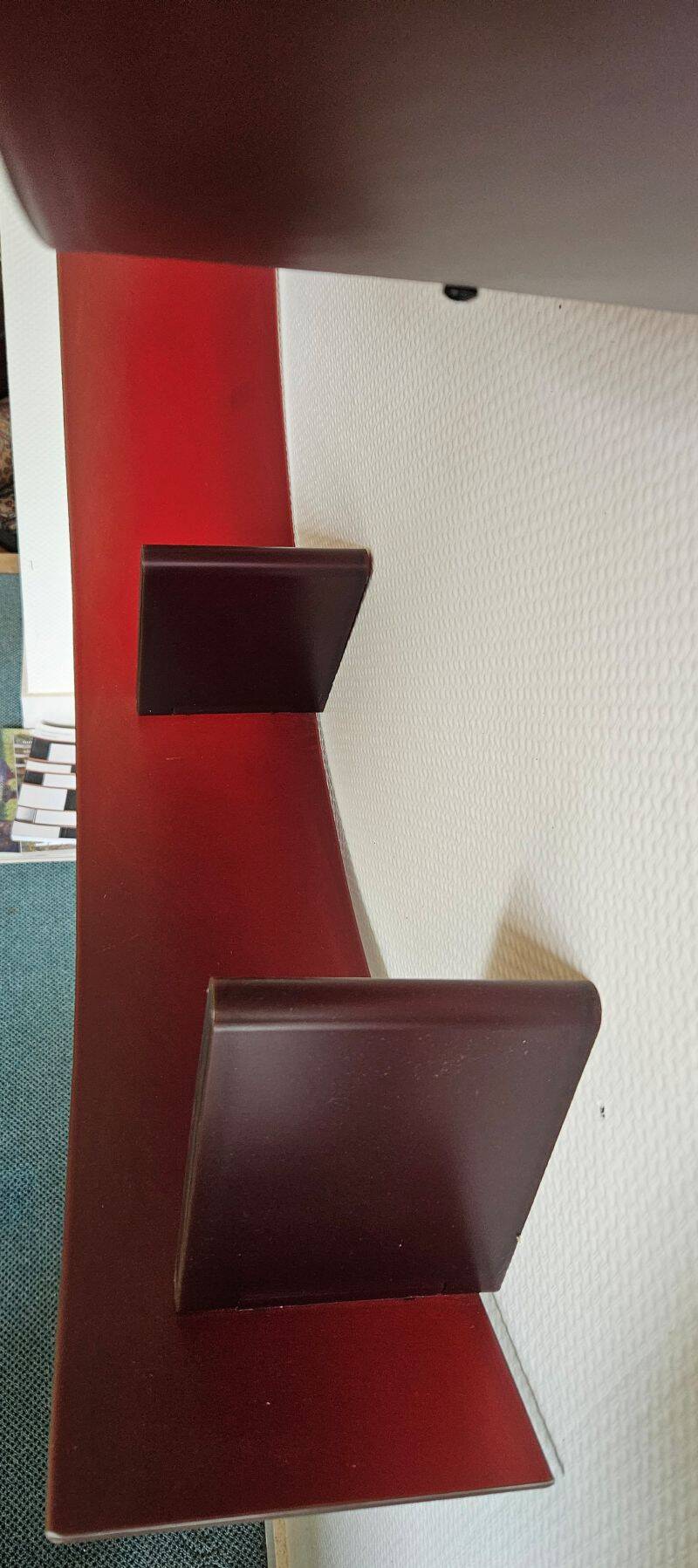 Kartell Bookworm Red Shelf/Bookcase by Designer Ron Arad