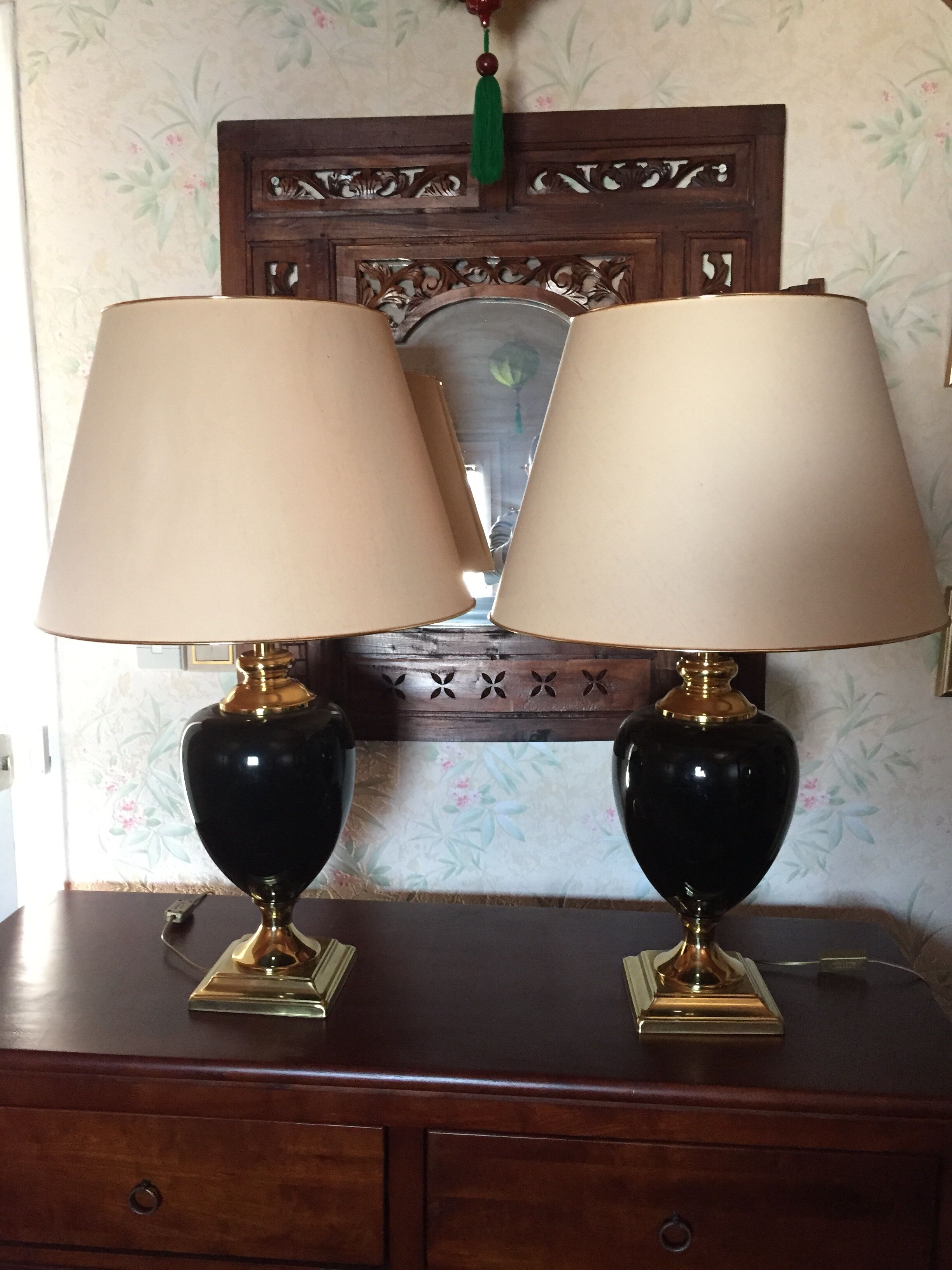 Ensemble de 2 lampes le dauphin