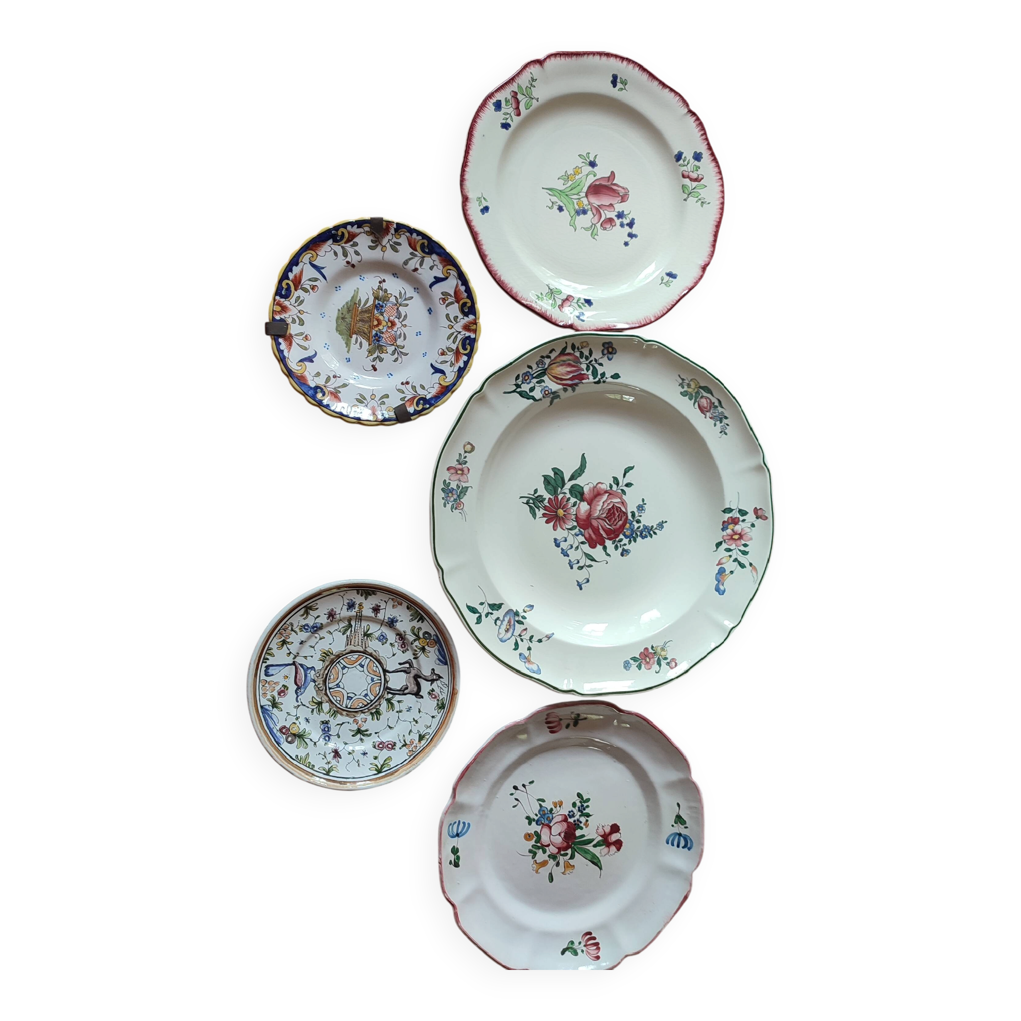 5 decorative plates