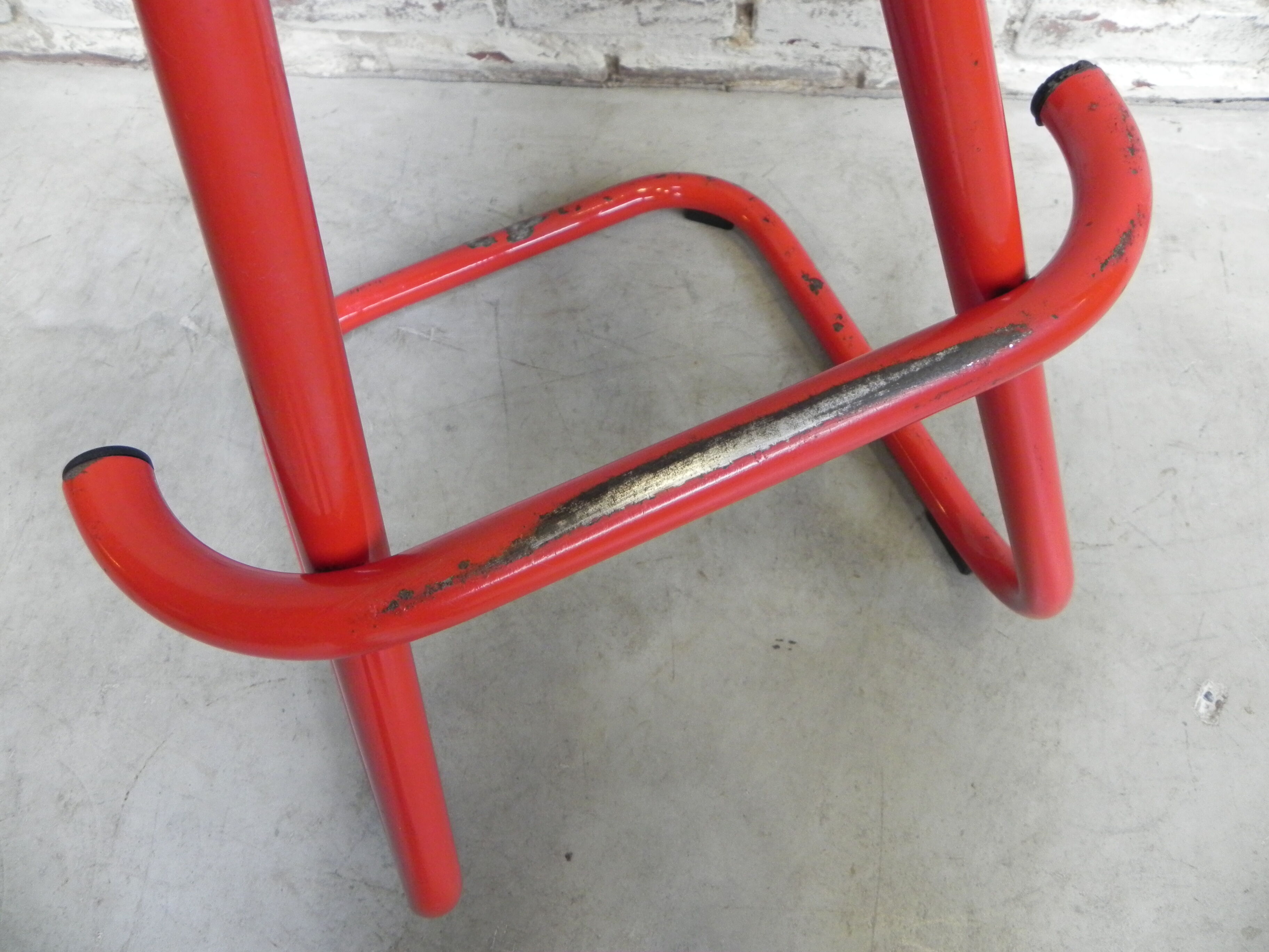 Tabouret bar vintage acier siège de tracteur