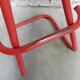 Tabouret bar vintage acier siège de tracteur
