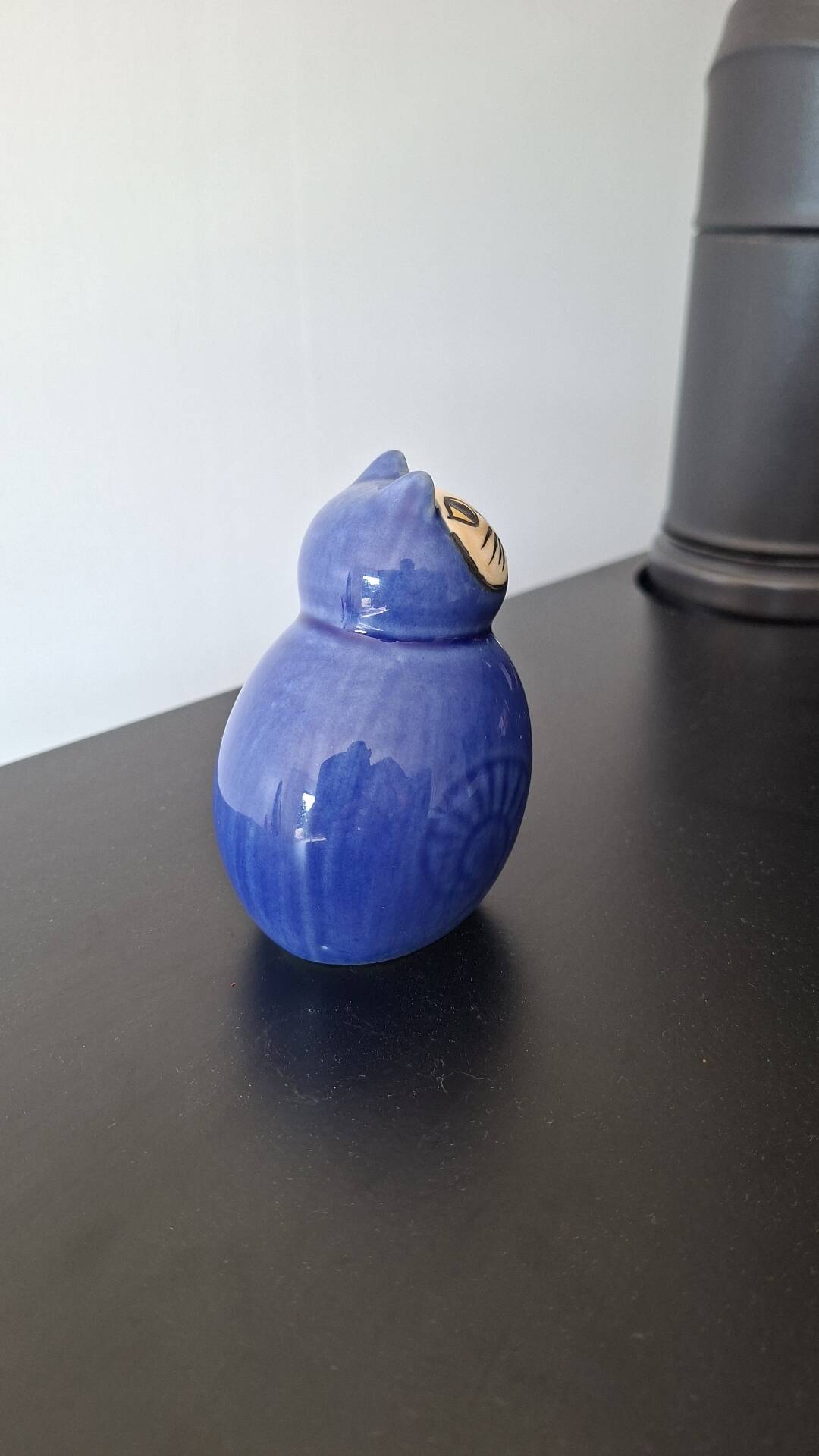 Ceramic cat mia cobalt blue lisa larson atelier gustavsberg
