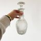 Diamond point glass carafe 1960