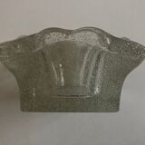 Cendrier massif en verre soufflé travail italien 1960