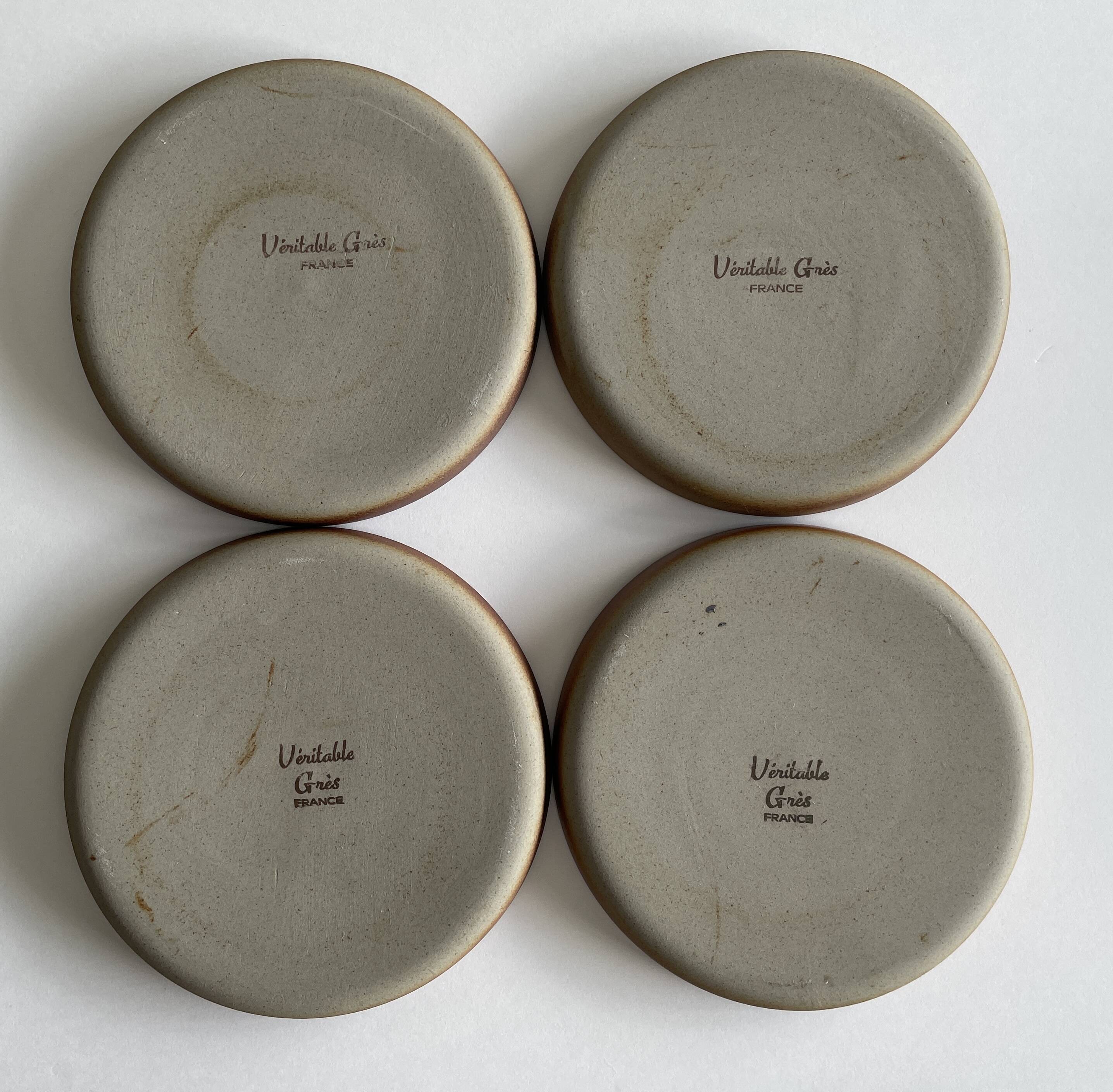 Coffee service in real French stoneware