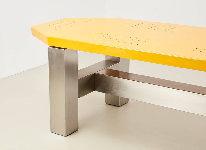 Very rare TE20 Dining Table by Martin Visser & Joke van der Heyden for 't Spectrum 1988