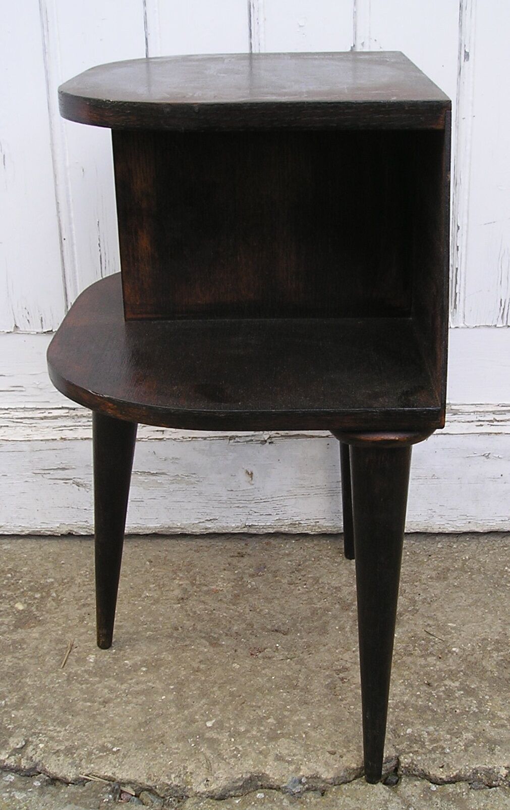 Feet compass years bedside table 60 vintage