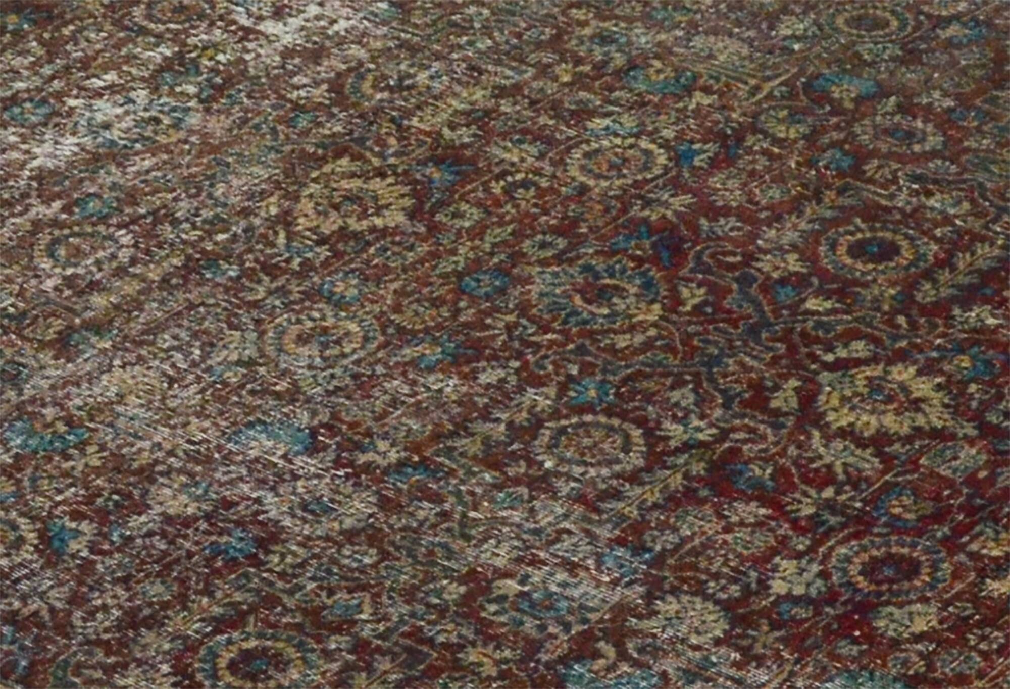 Turkish Anatolian Handmade Vintage Area Rug 337 cm x 264 cm