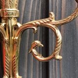 Pair of wall lamps decorated with bronze arrows "Cupid"