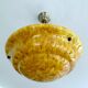 Art Deco amber glass pendant light, 1930s