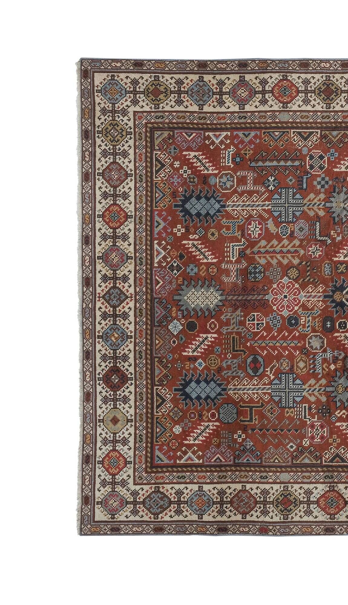 Vintage Turkish rug handmade 192x292 cm