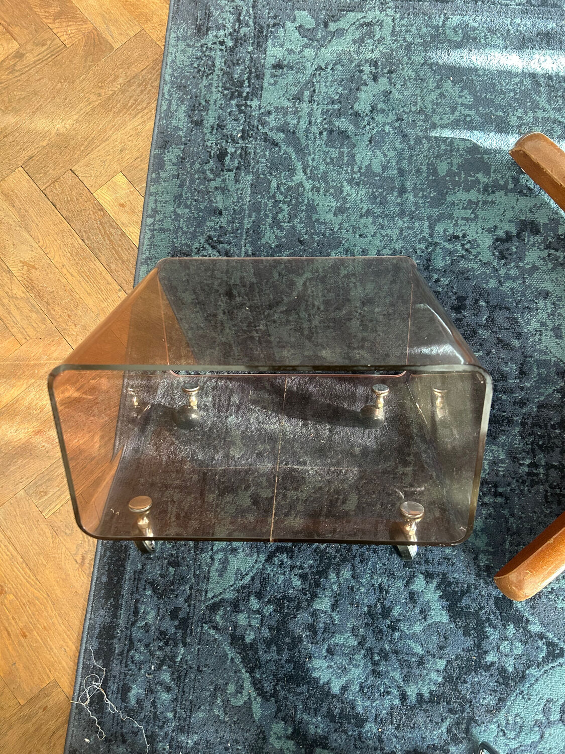 Rolling furniture/coffee table/nightstand/side table by michel dumas