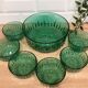 Arcoroc Green Dessert Service