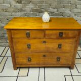 Solid walnut chest of drawers from the 1960s.