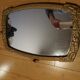 Miroir art déco en bois peint 33 X 51 cm