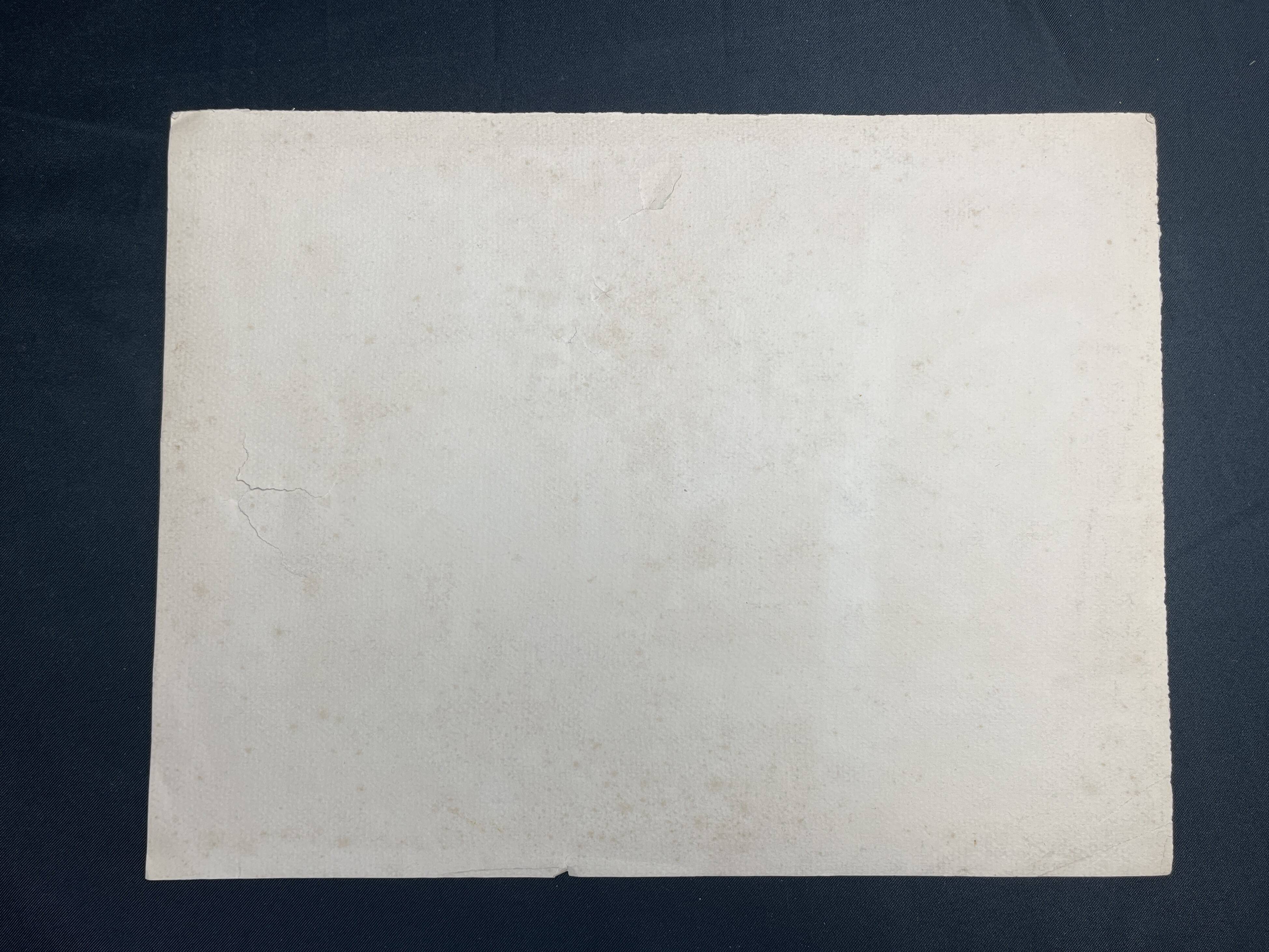 Despierre, Watercolor landscape undergrowth signed frame 20th century