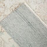 3x11 Rugs For Hallway Beige & Blue Vintage Runner Rug, 82x338Cm