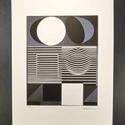 Lithographie numérotée en édition limitée de Victor Vasarely, années 1970