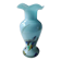 Murano vase in blown Art glass, marbling inclusions, scrolls. High 20 cm