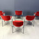 Vintage DSC 106 side chairs by Giancarlo Piretti for Castelli, 1970s