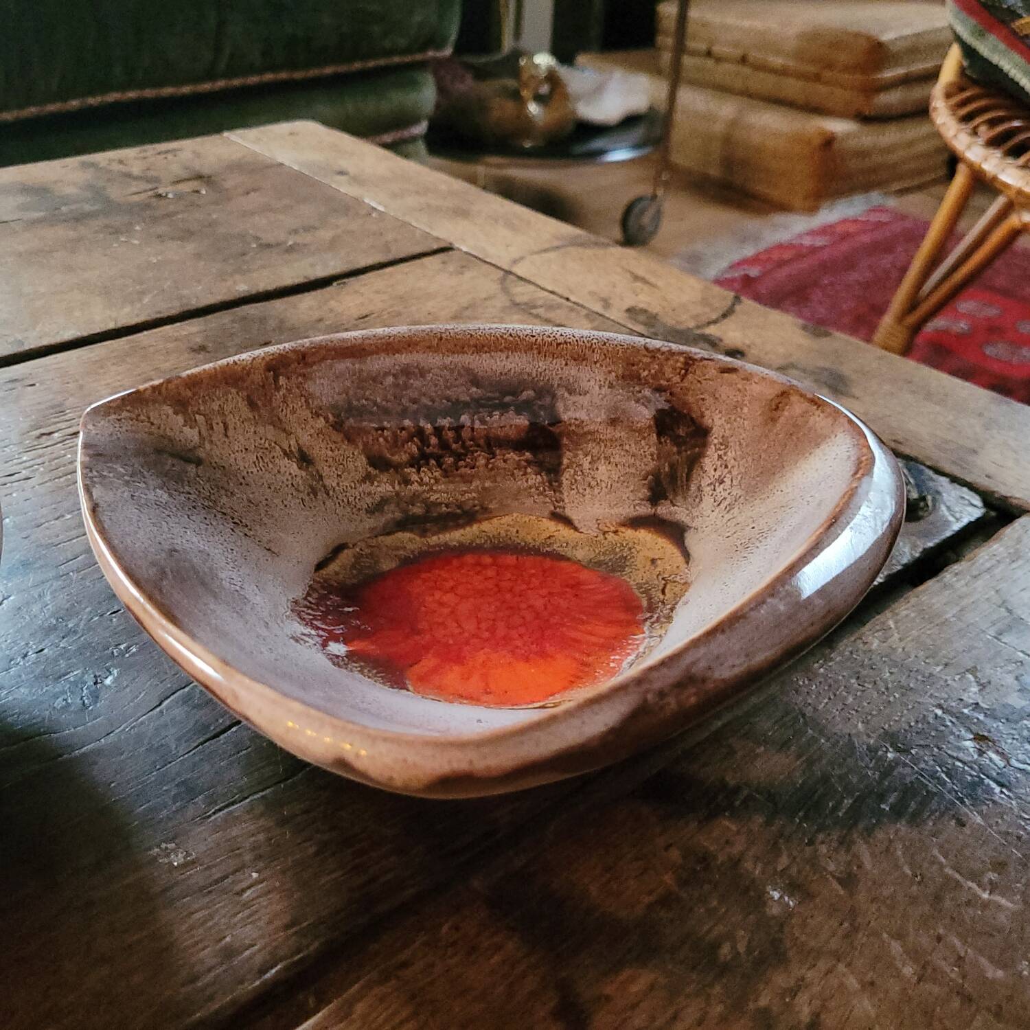 Duo of R. Dussaussoy Paris pocket emptiers – Signed vintage ceramic