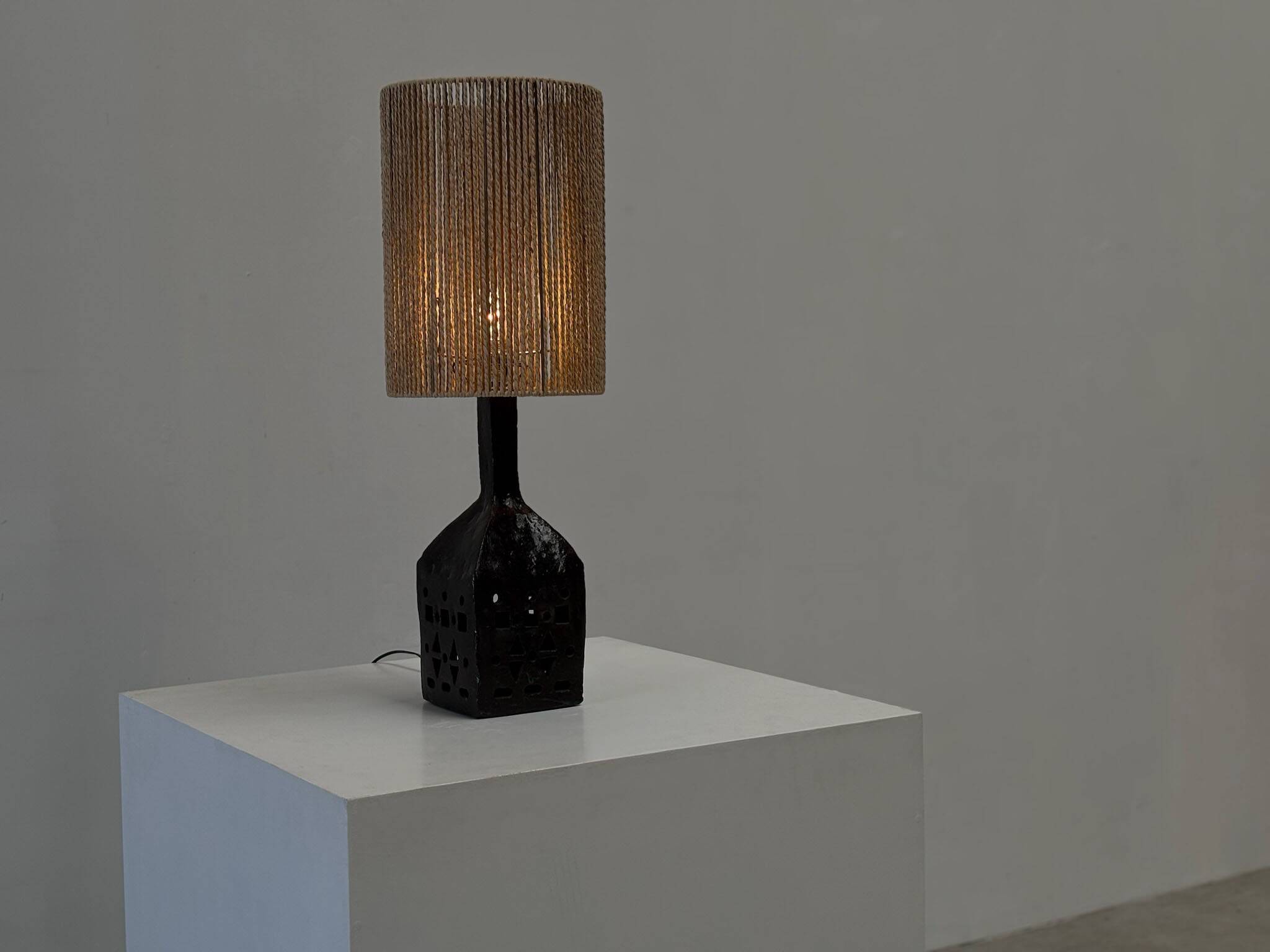 Pair of Sun serie table lamps by Søholm for Bornholm