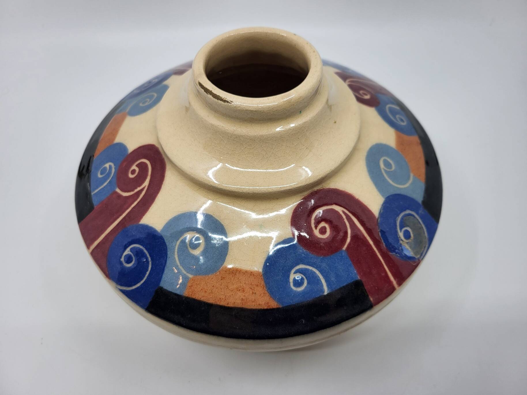Simone Larrieu vase in ceramic France Art Deco 1930
