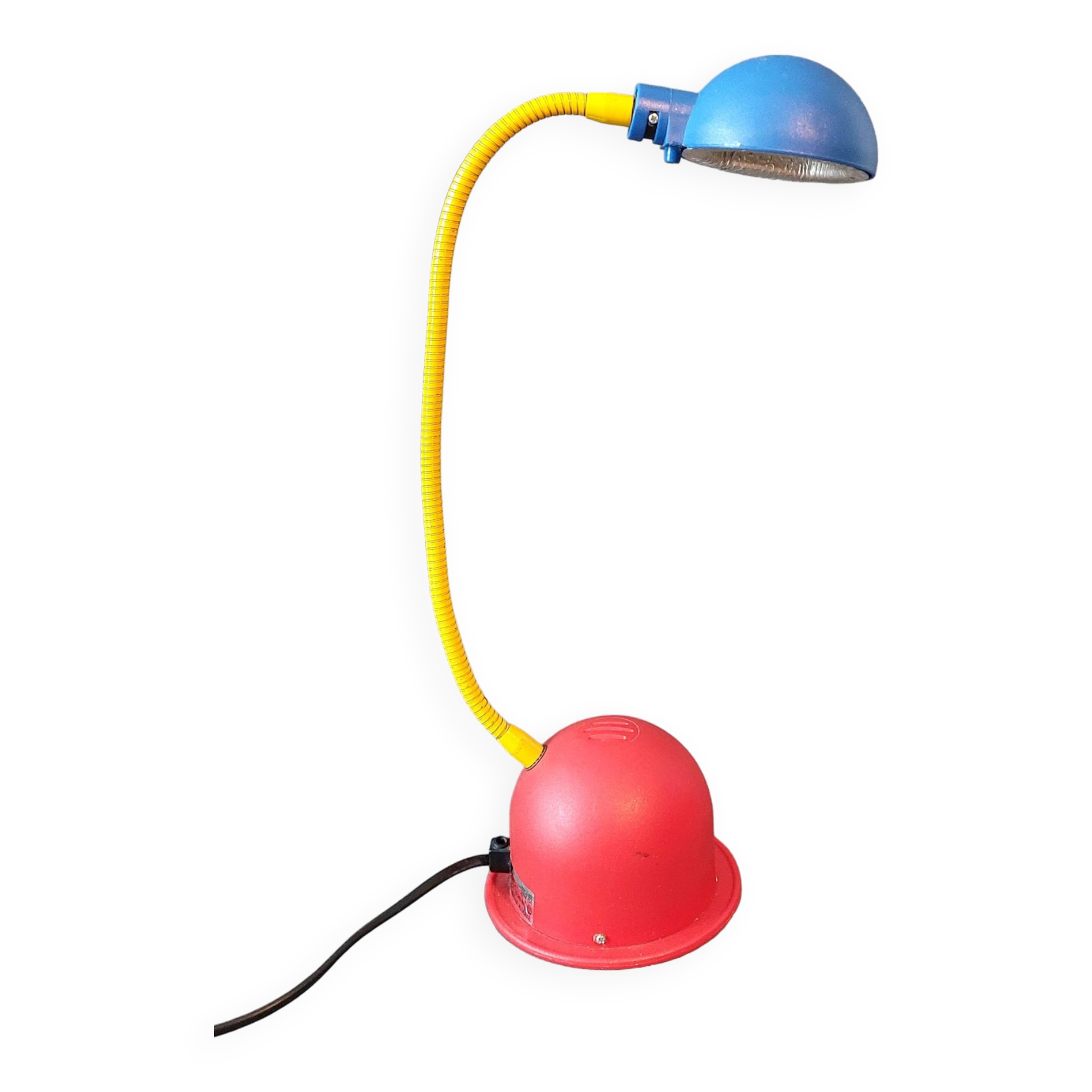 Halogen desk lamp Memphis Stilplast Movement, Italy 1980.