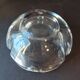 Cendrier moderniste en cristal signé Daum Nancy France avec pilon
