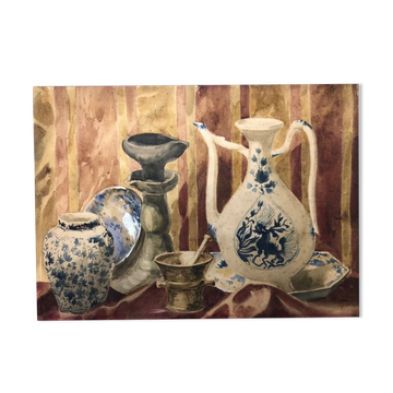 Painting Alfredo Müller still life