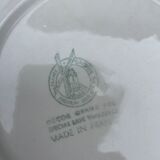 Assiettes carreaux vichy rose