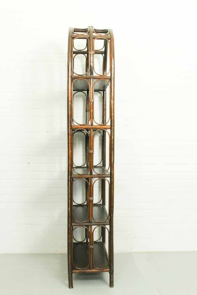 Mid-century french bamboo etagere, 1960s