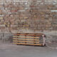 Old wooden sledge 2 people, 50s