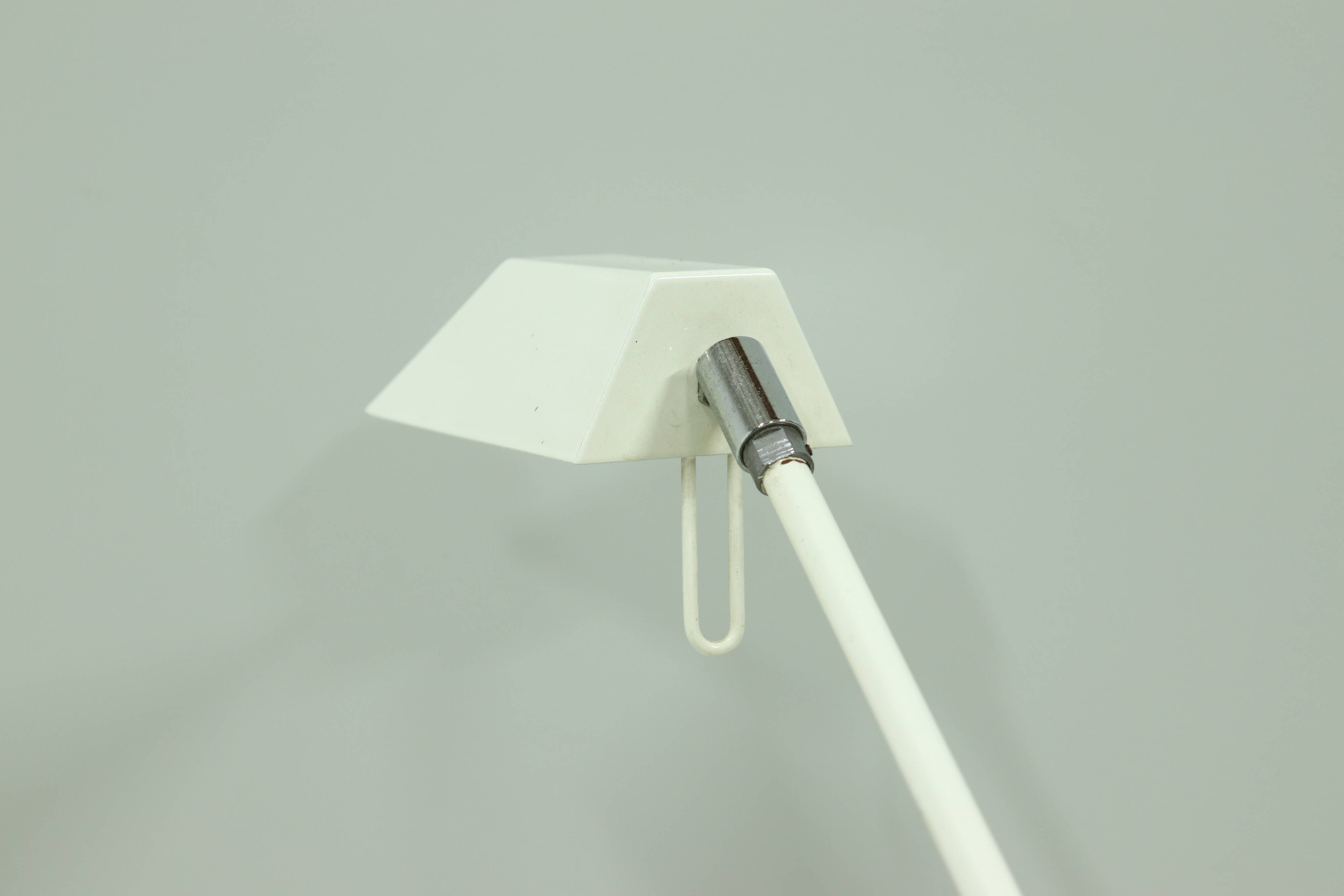 Lampadaire post-moderne à contrepoids des années 1980